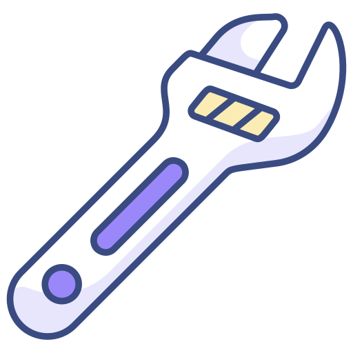 llave inglesa icono gratis