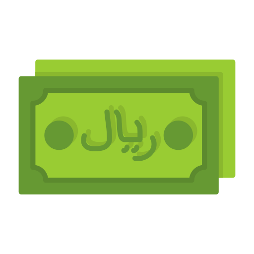 Saudi riyal coin free icon