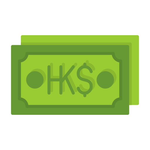 dólar de hong kong icono gratis