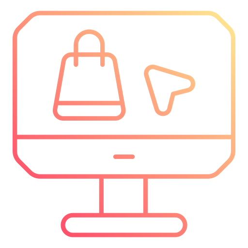 comprar en línea icono gratis