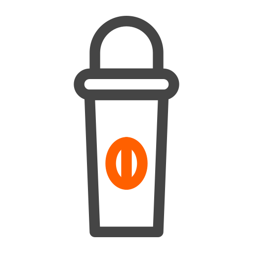 café helado icono gratis