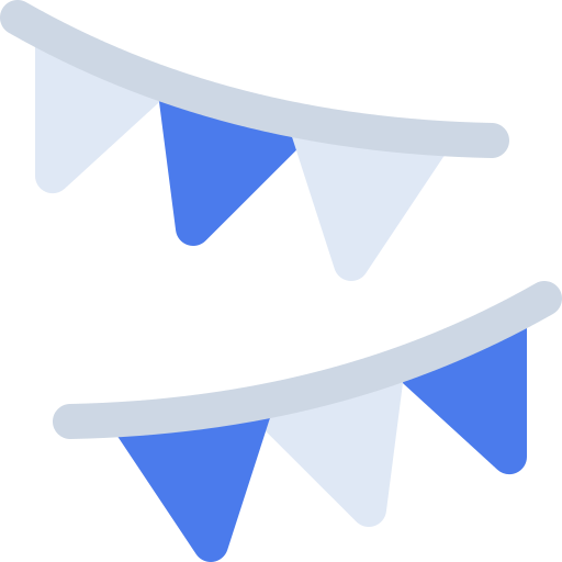 guirnaldas icono gratis