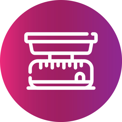 báscula de cocina icono gratis