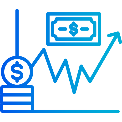 capitalización de mercado icono gratis