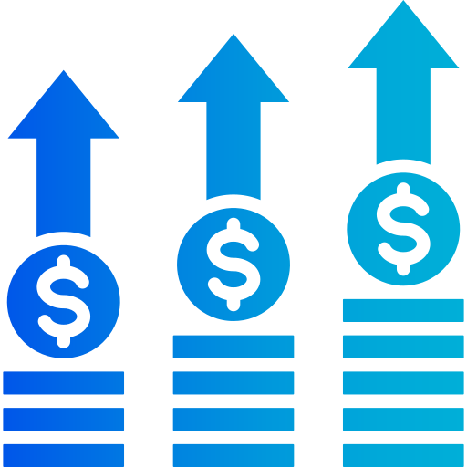 rentabilidad icono gratis