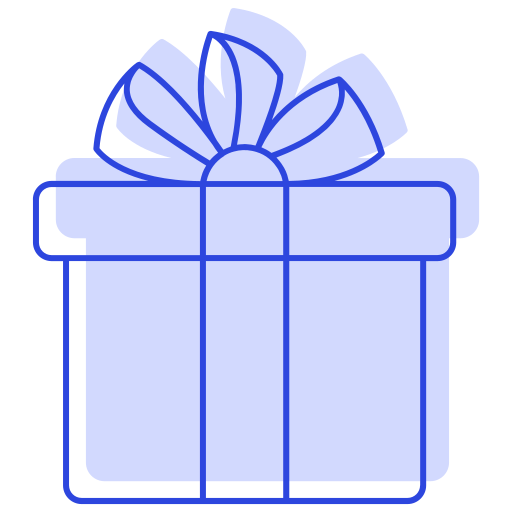 caja de regalo icono gratis