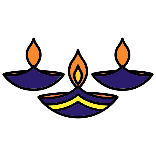 diya diwali icono gratis