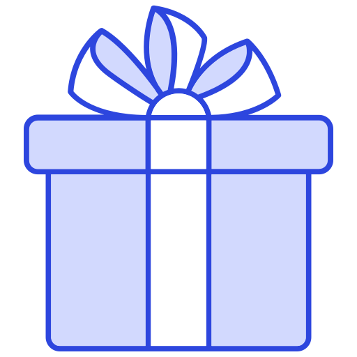 caja de regalo icono gratis