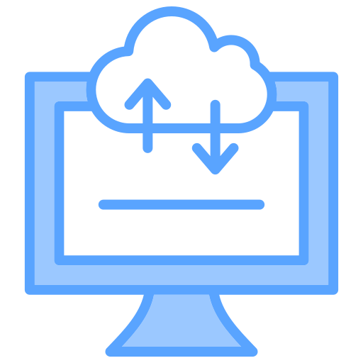 computación en la nube icono gratis