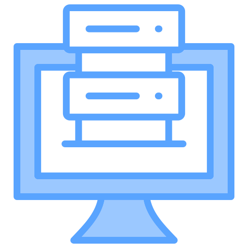 alojamiento de datos icono gratis