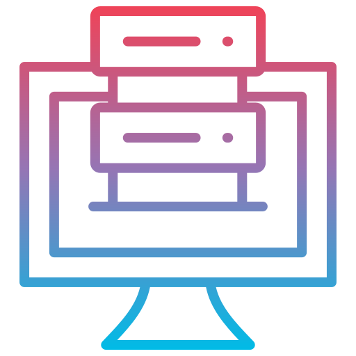 alojamiento de datos icono gratis