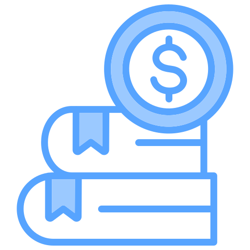 educación financiera icono gratis