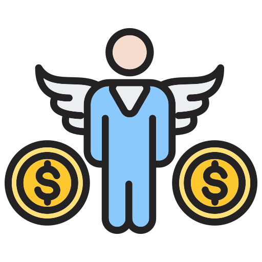 inversor ángel icono gratis