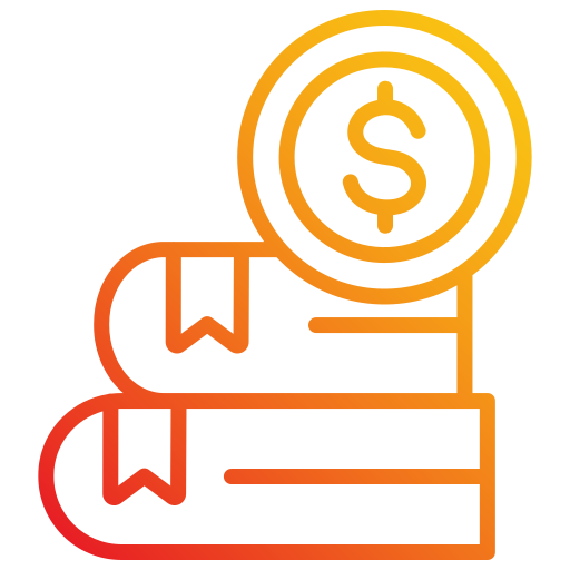 educación financiera icono gratis