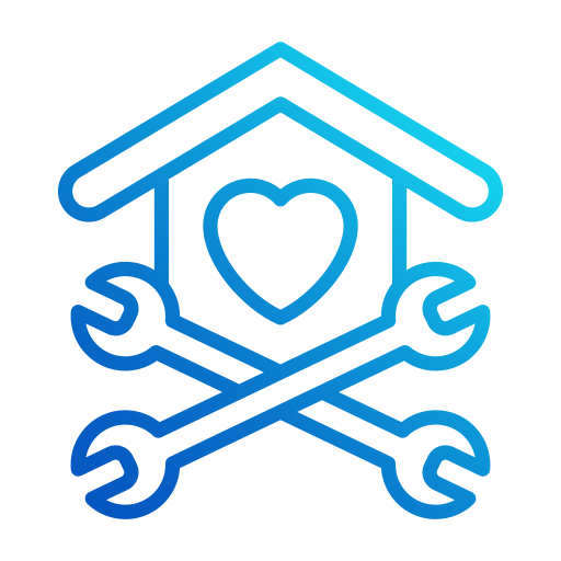 mejoras en el hogar icono gratis