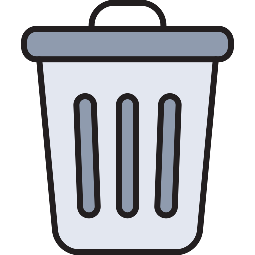 papelera de reciclaje icono gratis