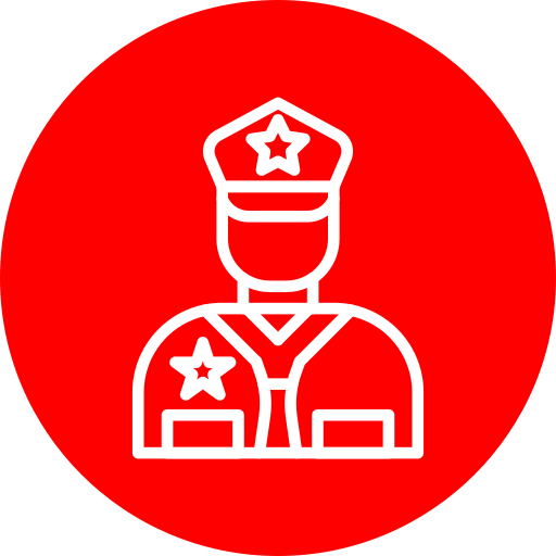 oficial de policía icono gratis