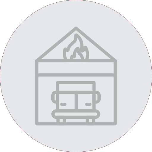 estación de bomberos icono gratis