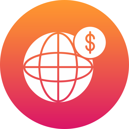 Global economy free icon