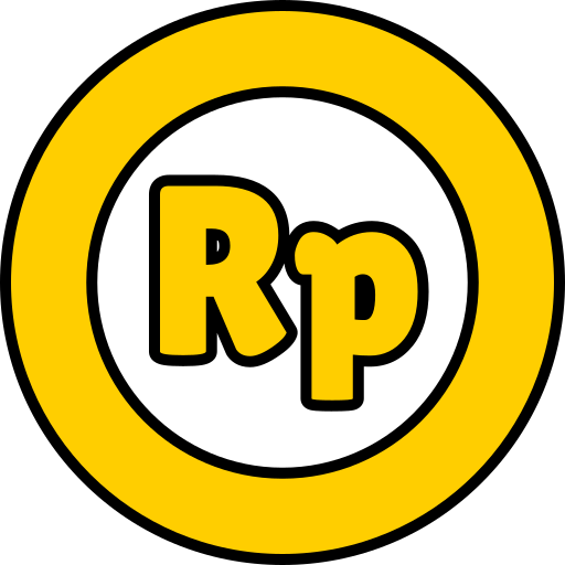 rupia indonesia icono gratis