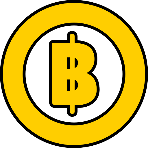 baht tailandés icono gratis