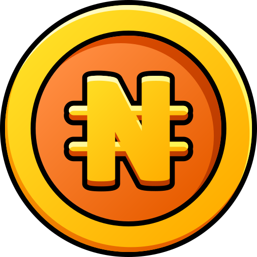 nigerianischer naira kostenlos Icon nigerianischer naira kostenlos Icon