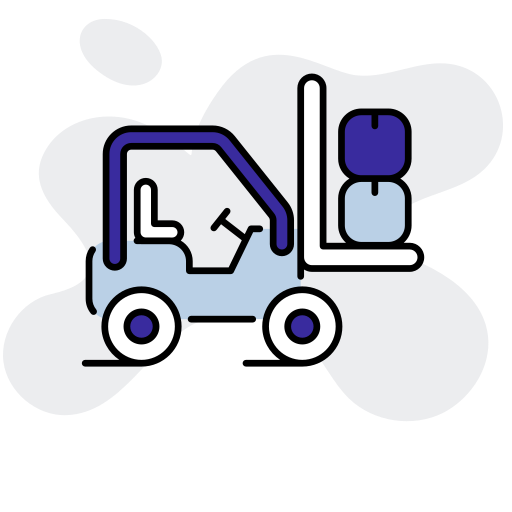 Вилочный погрузчик бесплатно иконка Вилочный погрузчик бесплатно иконка