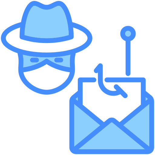 correo electrónico de phishing icono gratis