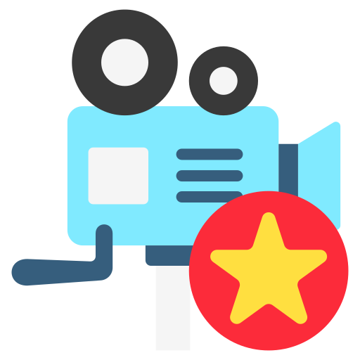 estrela de cinema grátis ícone