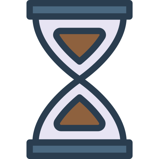 Hourglass Dinosoft Lineal Color Icon