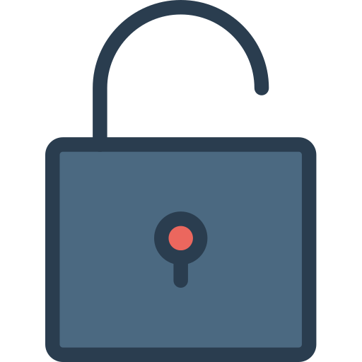 Unlock free icon Unlock free icon