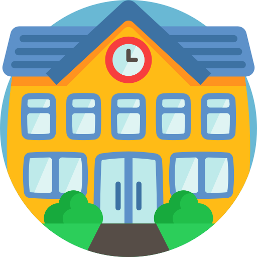 School Detailed Flat Circular Flat icon