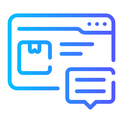 reseña del cliente icono gratis