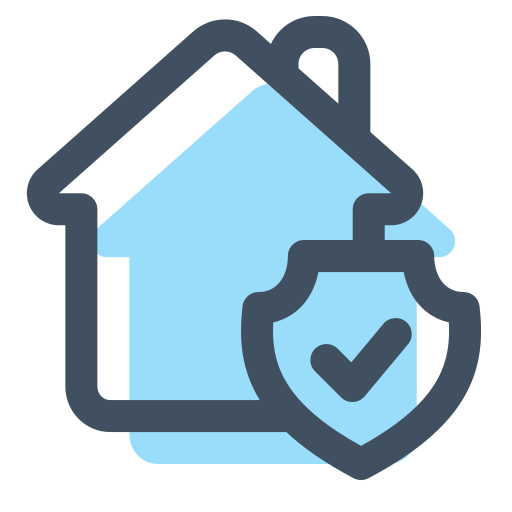seguro de hogar icono gratis