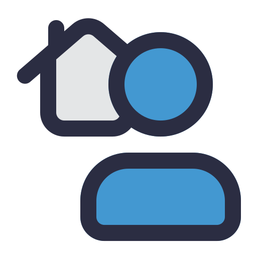 agente inmobiliario icono gratis