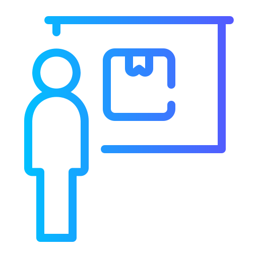 presentación del producto icono gratis