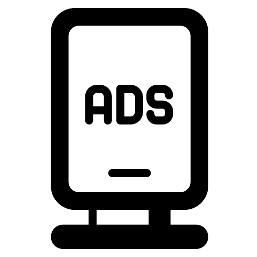 Ads board free icon
