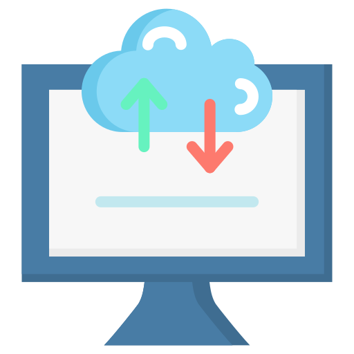 computación en la nube icono gratis