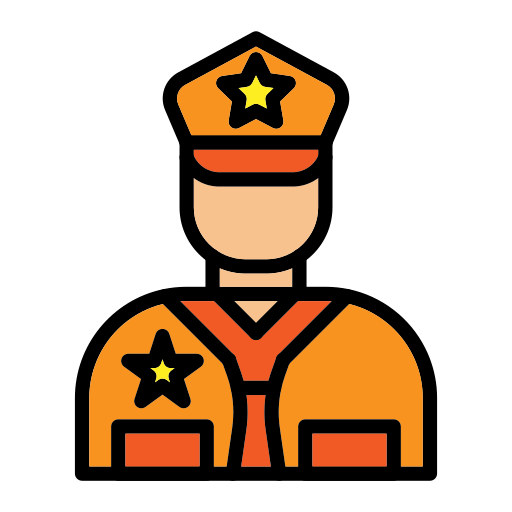 oficial de policía icono gratis