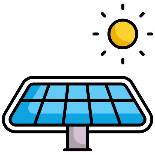 energía solar icono gratis