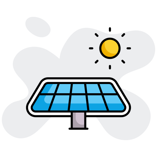 energía solar icono gratis