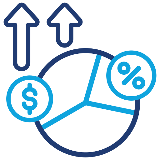 gráfico circular icono gratis