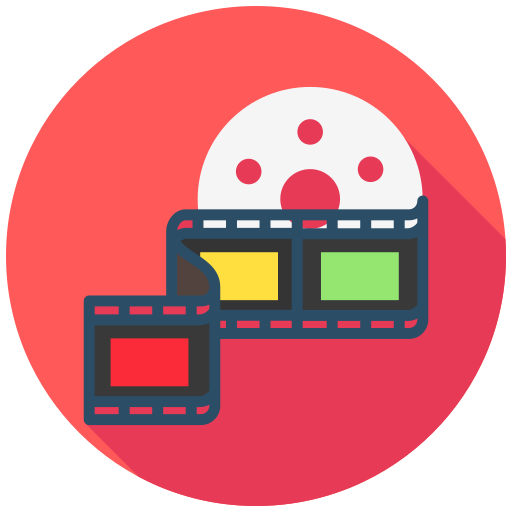 carrete de película icono gratis