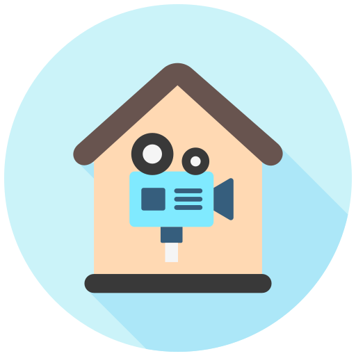 casa productora icono gratis