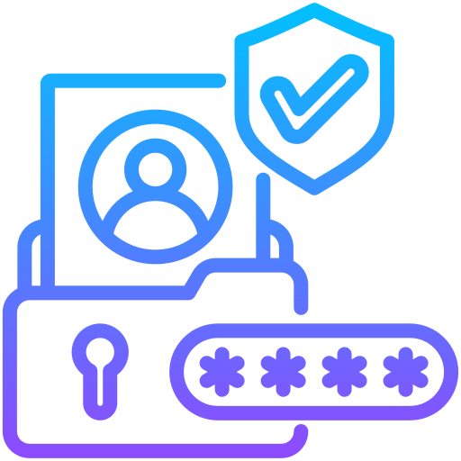cifrado de datos icono gratis