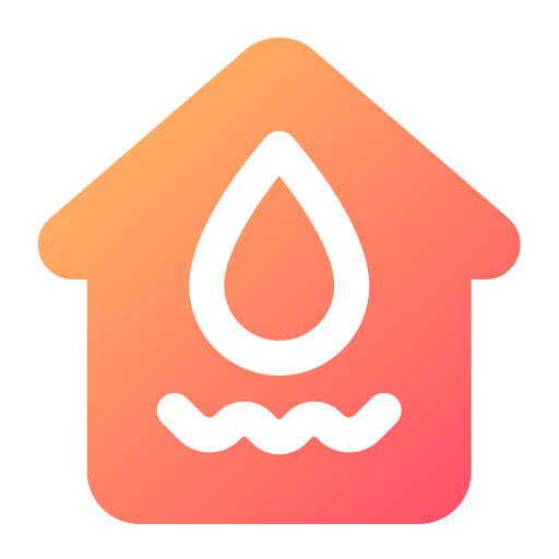 sistema de agua de la casa icono gratis