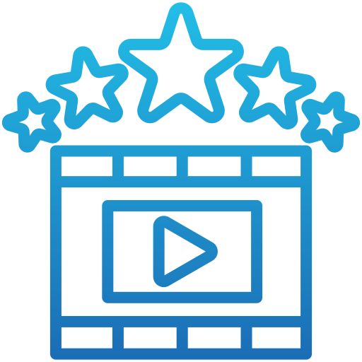 clasificación de la película icono gratis