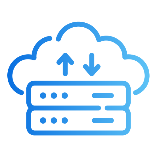 almacenamiento en la nube icono gratis