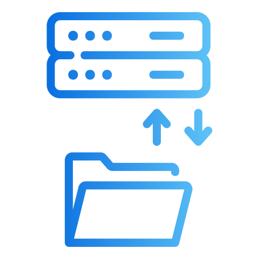 migración de datos icono gratis