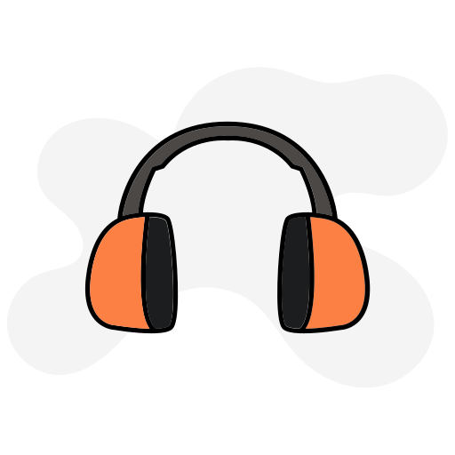 protección auditiva icono gratis